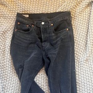 Black 501 Levi jeans W27 L28